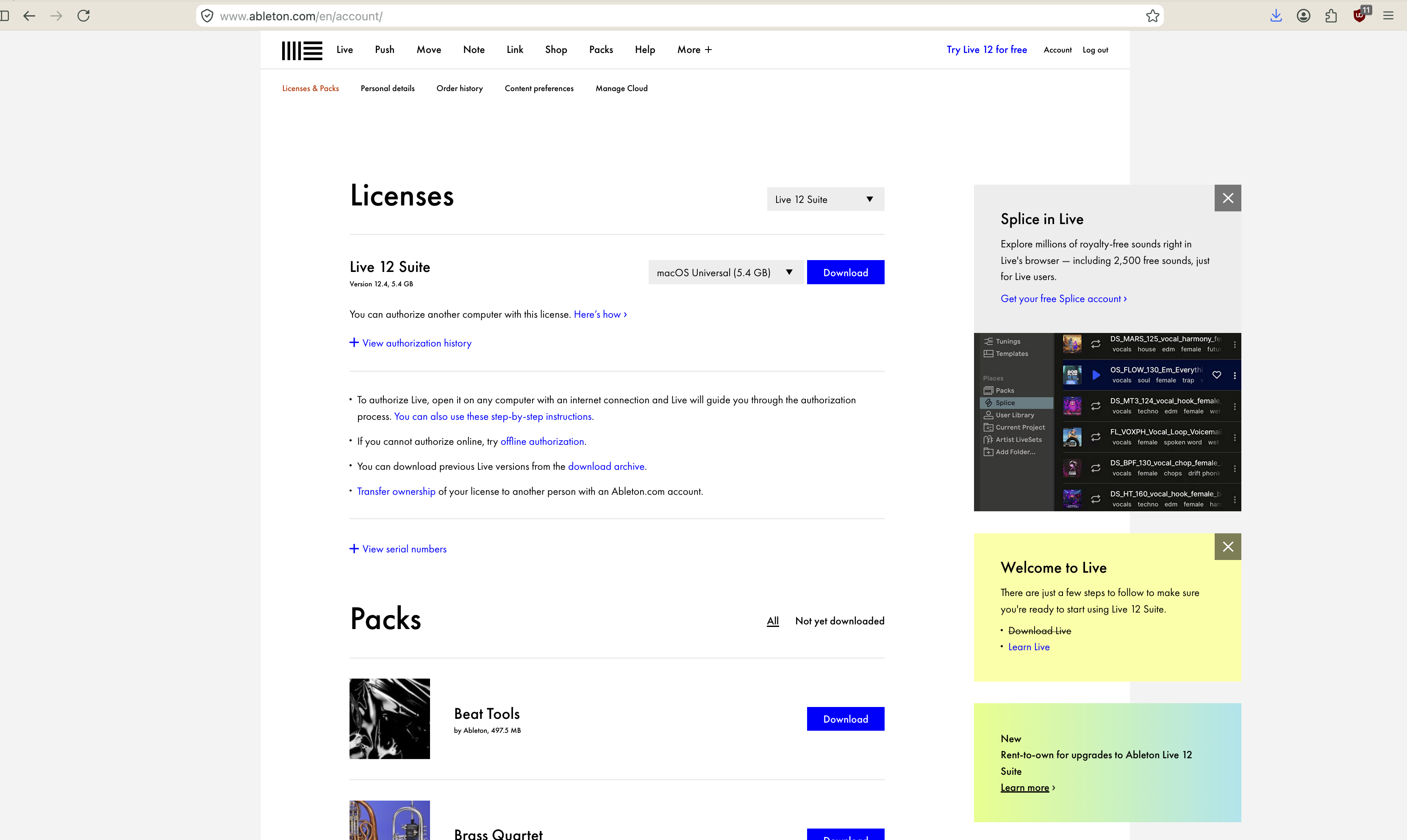 Ableton Live Suite 12